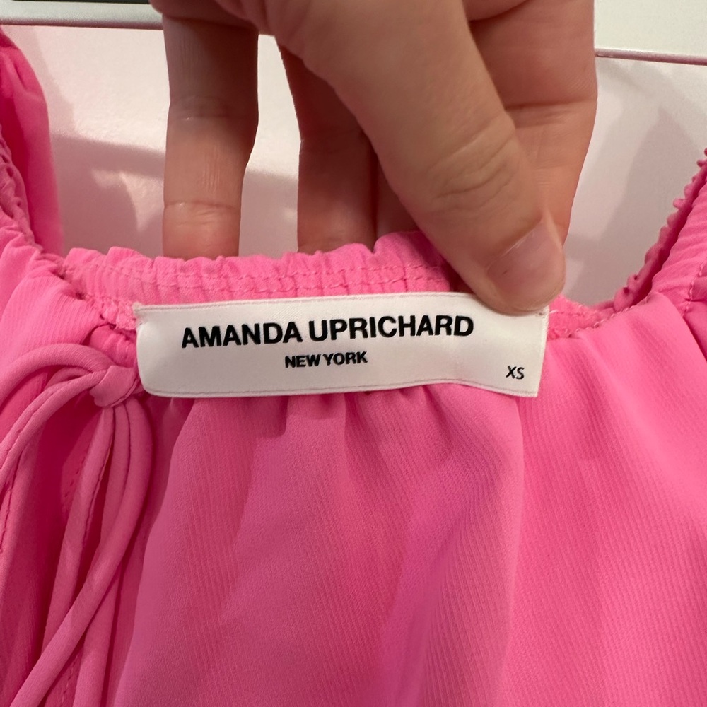Pink Off-Shoulder Ruffle romper - Picture 3 of 3